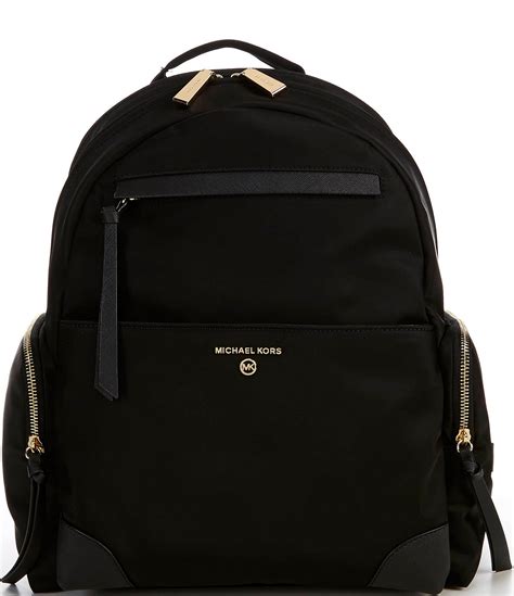 michael michael kors nylon backpack|prescott large nylon gabardine backpack.